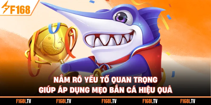 Nắm rõ yếu tố quan trọng giúp áp dụng mẹo bắn cá hiệu quả